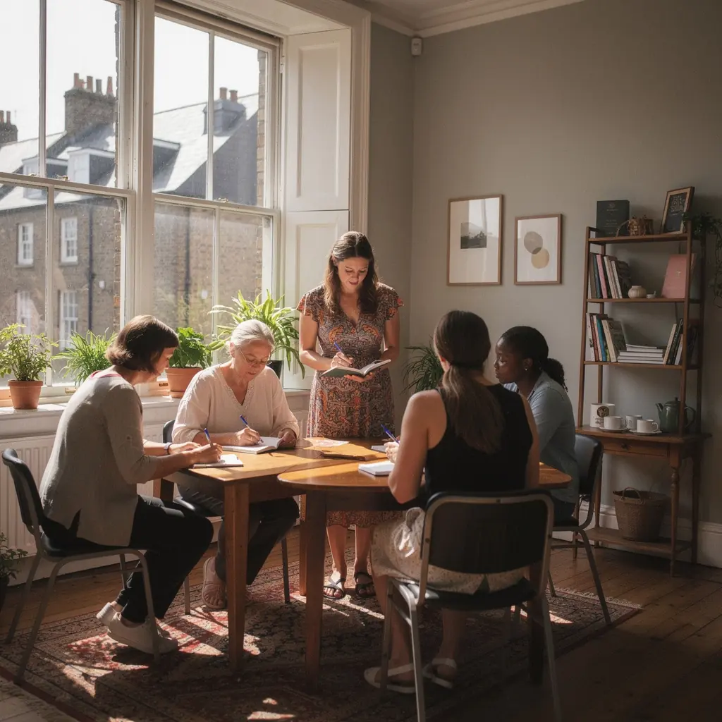 A serene landscape of the Irish countryside symbolizing personal growth and transformation.