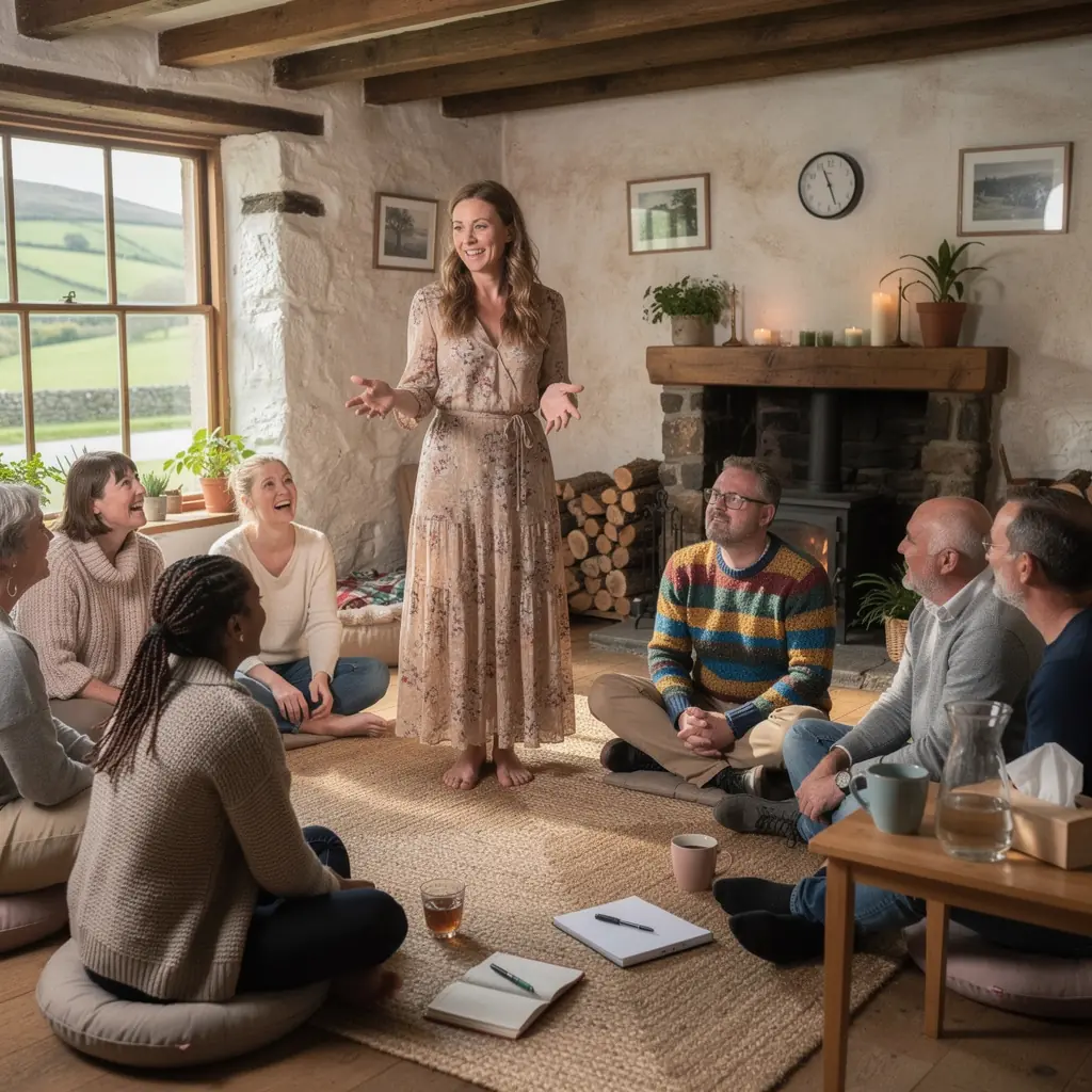 An inspirational quote displayed on a nature background, encouraging life purpose discovery and motivation.